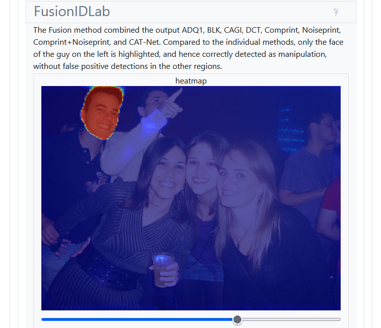 Example of FusionIDLab on COM-PRESS dashboard