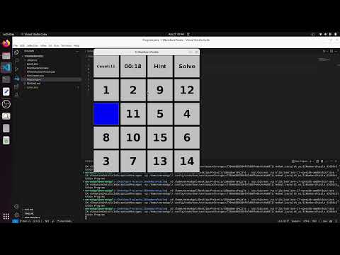 15 Numbers Puzzle Demo