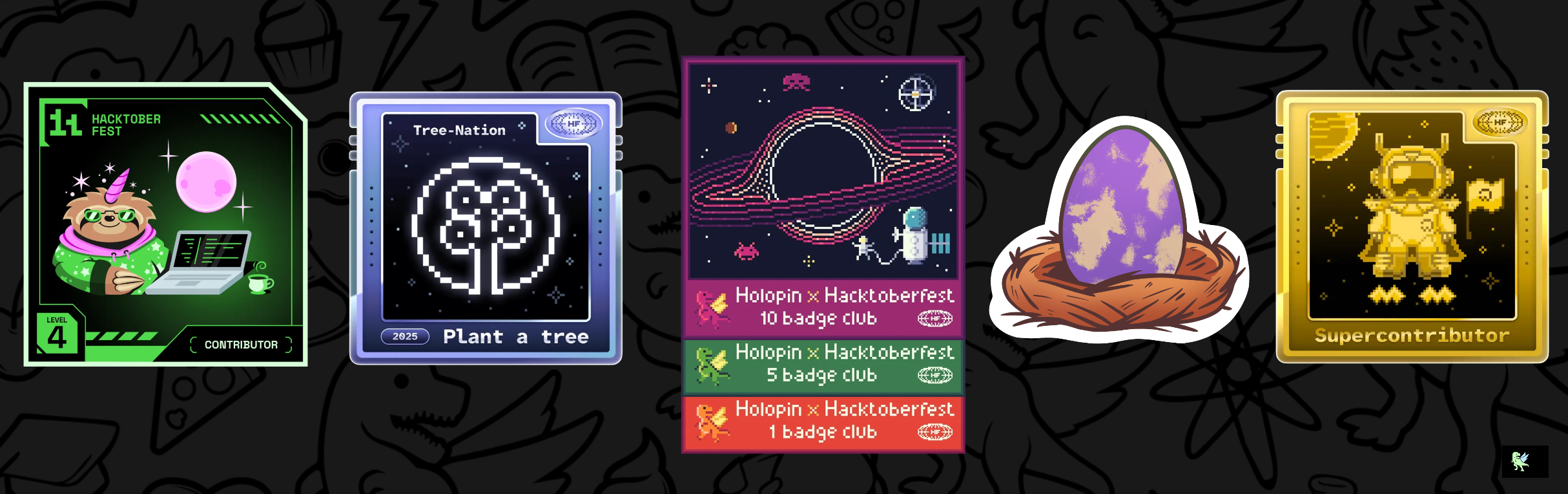 An image of @shubsolos19's Holopin badges, which is a link to view their full Holopin profile