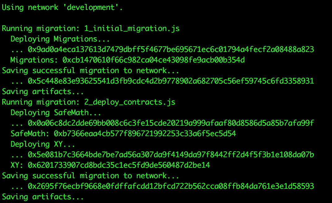 Truffle Migrate