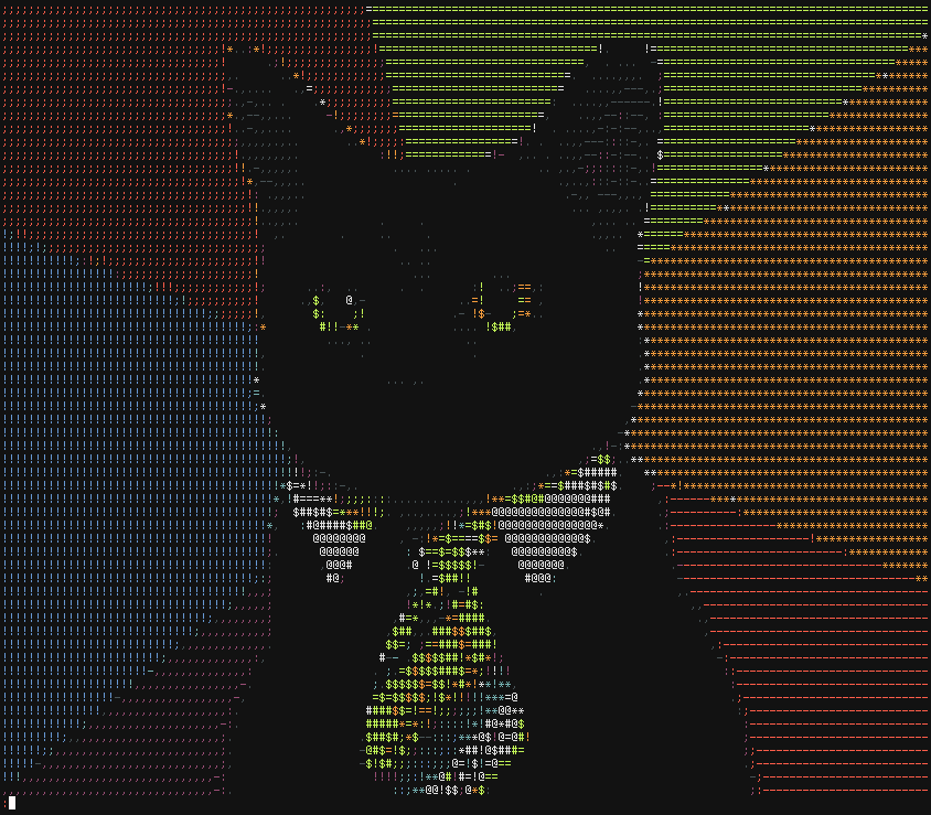 ascii running inside urxvt