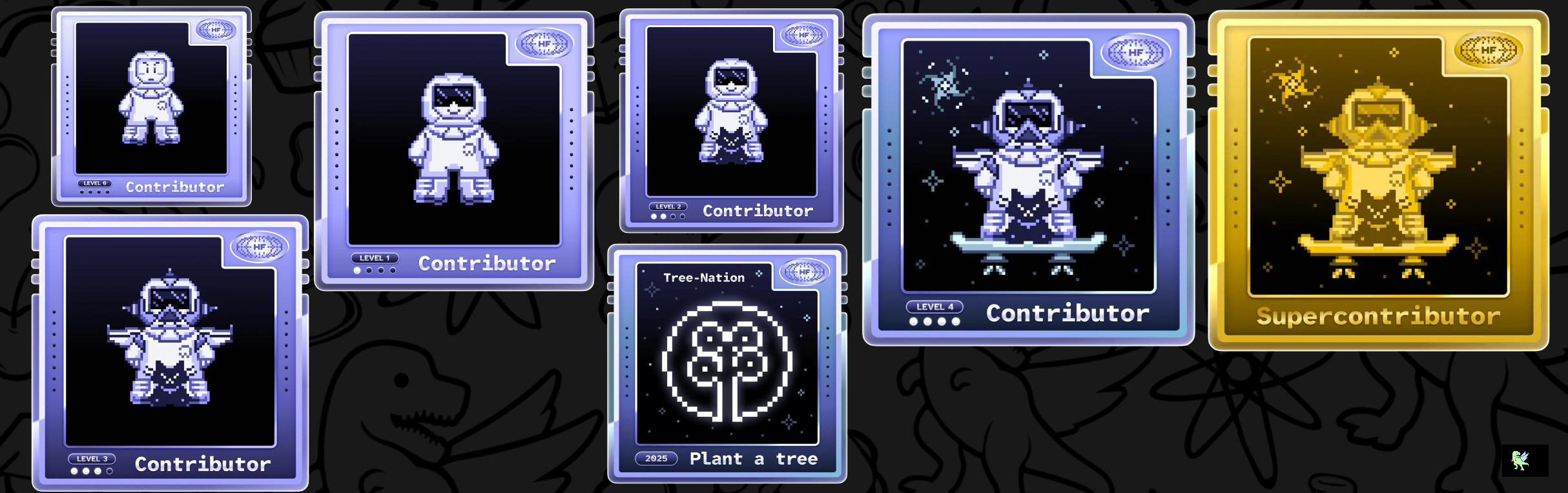 An image of @gaurav1234's Holopin badges, which is a link to view their full Holopin profile