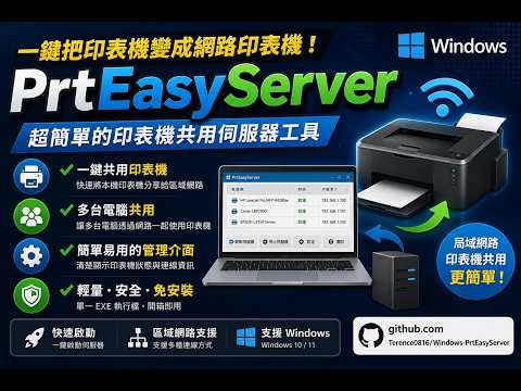 Watch the PrtEasyServer demo on YouTube