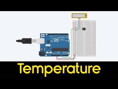 Temperature Sensor with Arduino in Tinkercad