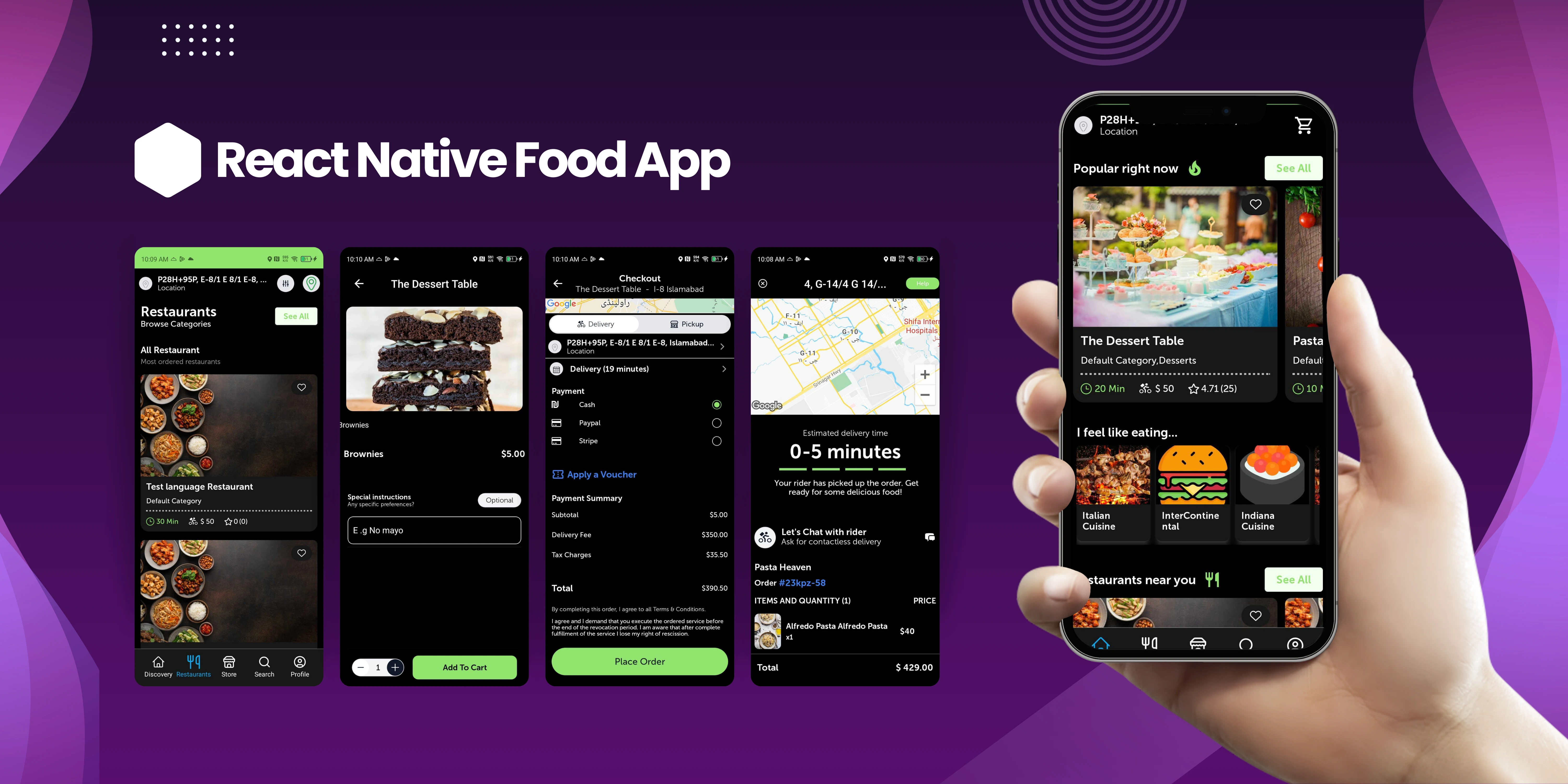 react native food app