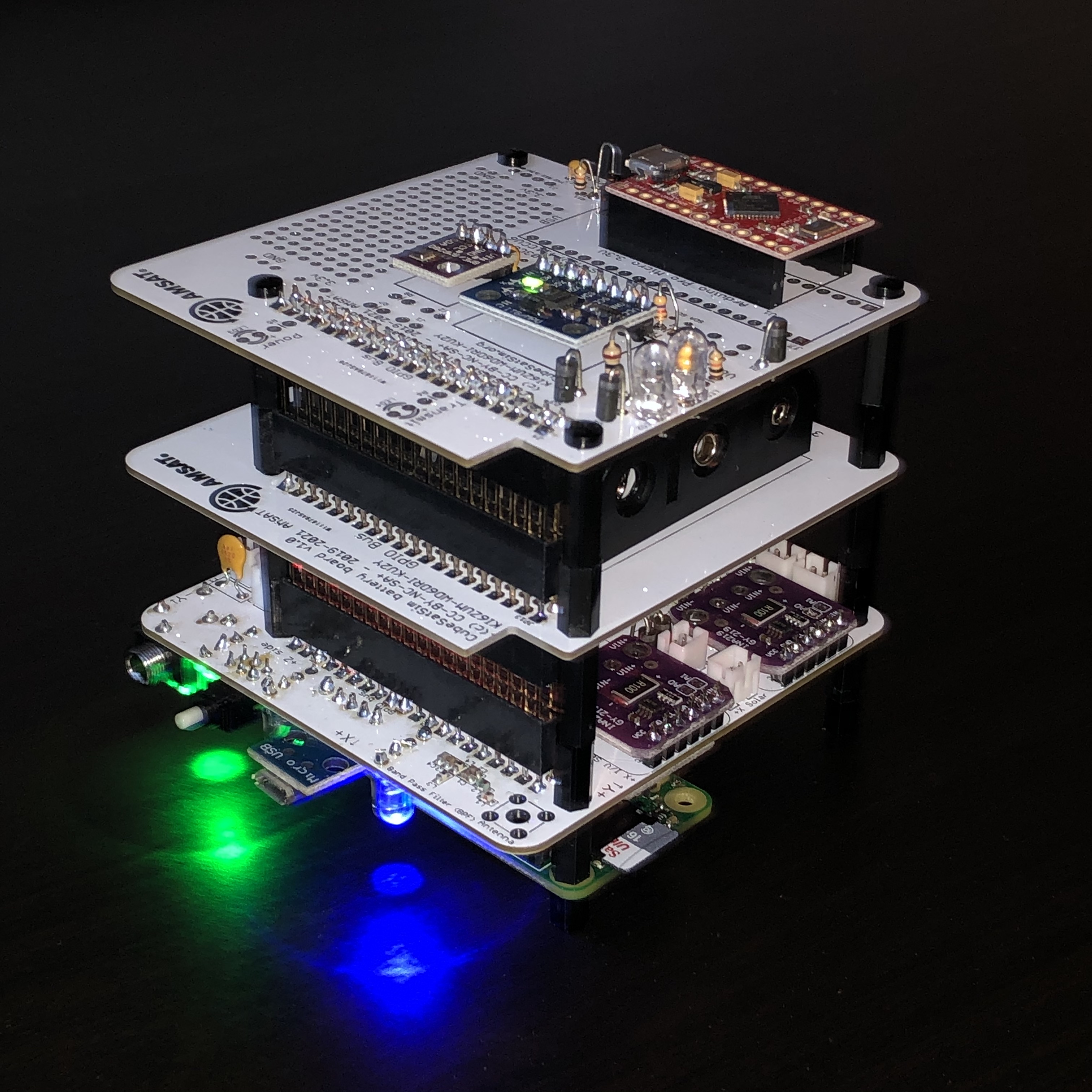 CubeSatSim Board Stack