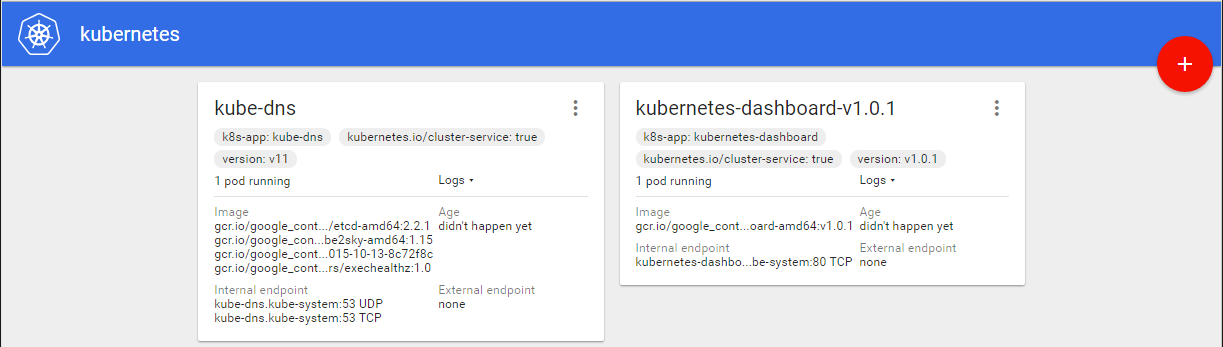 Kubernetes Web UI #1