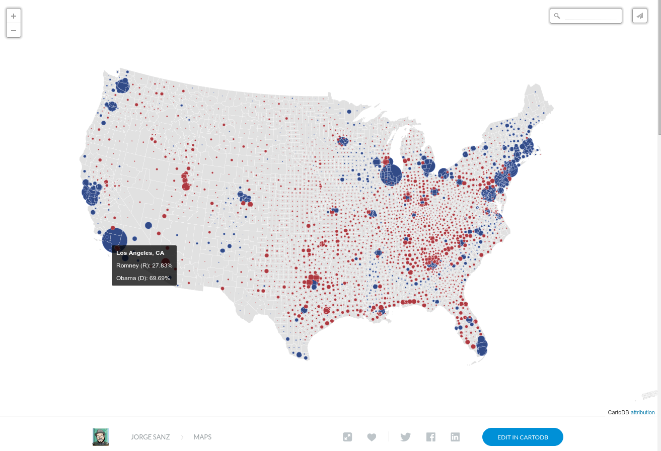 Proportional map