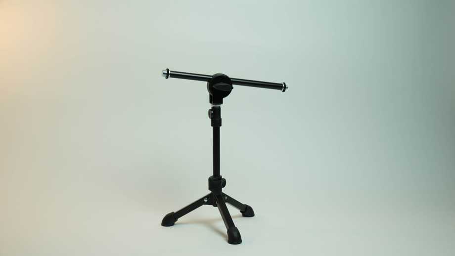 photo of microphone boom