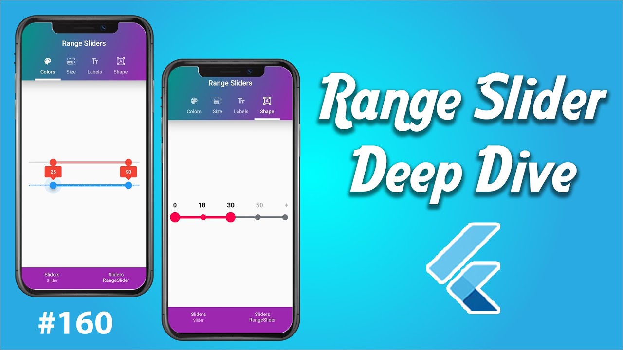 Flutter Tutorial - Range Slider - Deep Dive YouTube video