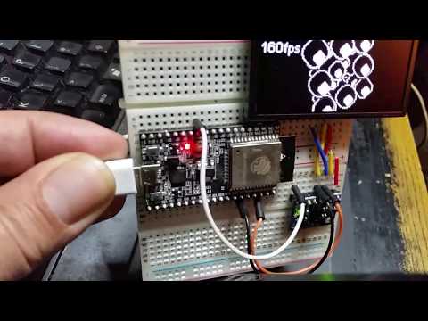  Rotatey balls on a 2.42'' SSD1306 OLED & ESP32 