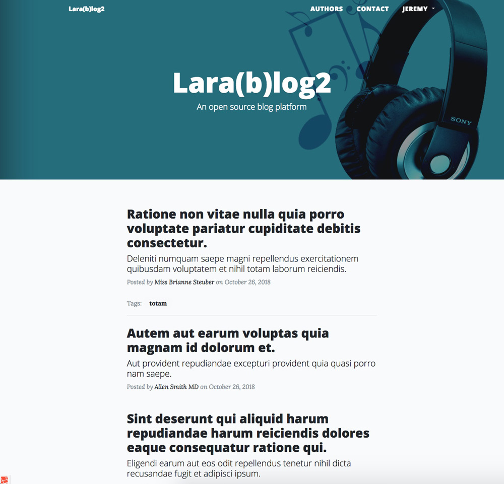 LaraBlog