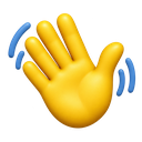 Hello there - waving hand