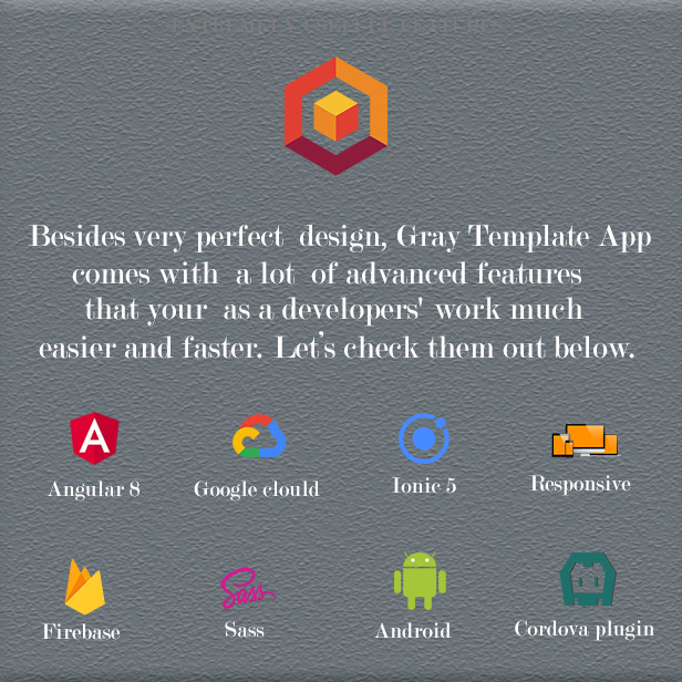 Ionic 5 / Angular 8 Gray UI Theme / Template App | Starter App