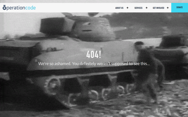 Screenshot of /_error