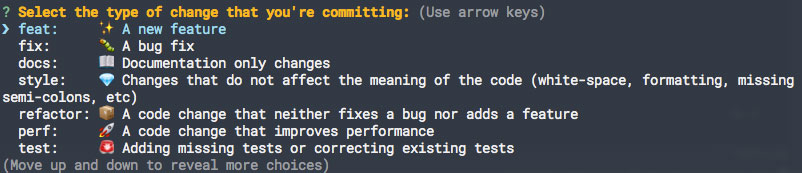 commitizen emoji