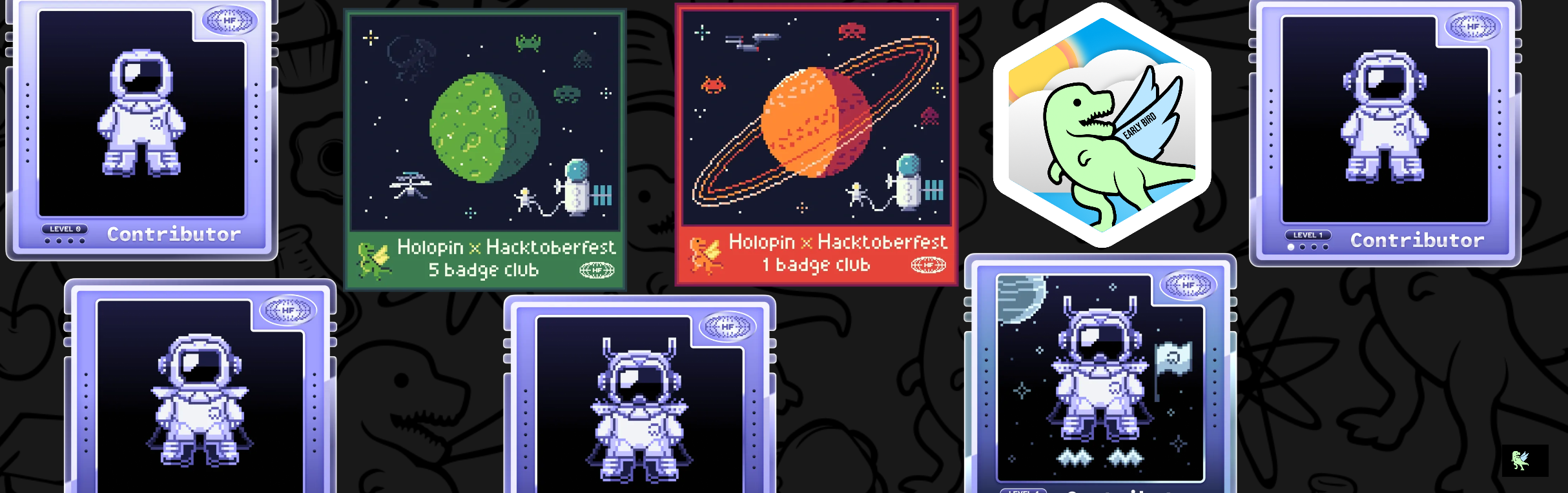 An image of @guysaamg's Holopin badges, which is a link to view their full Holopin profile