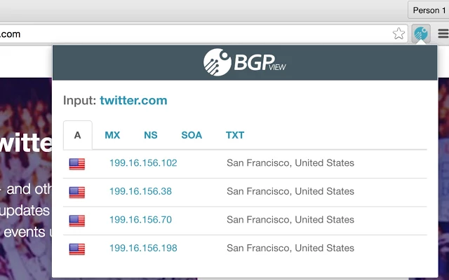 Image of DNS records