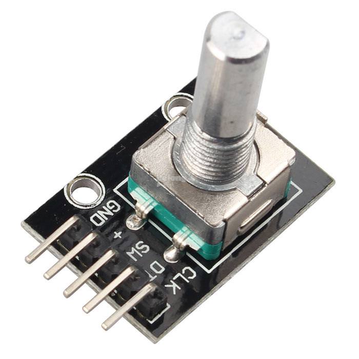 KY-040 rotary encoder and switch