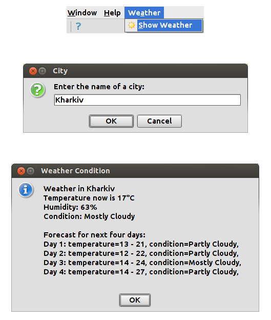 Tiny Weather plugin illustration