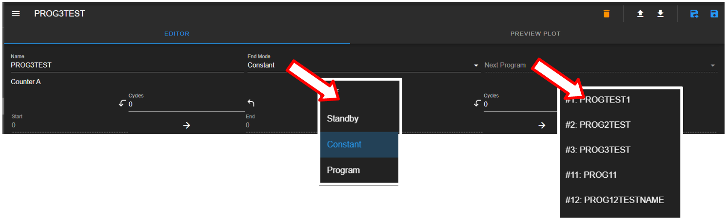 Select program to execute next