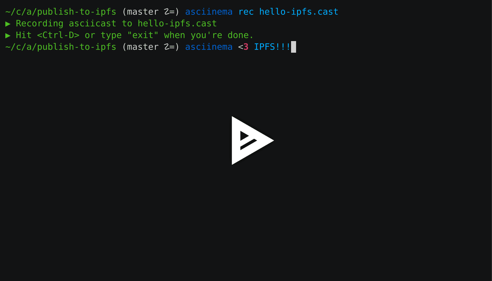 asciicast