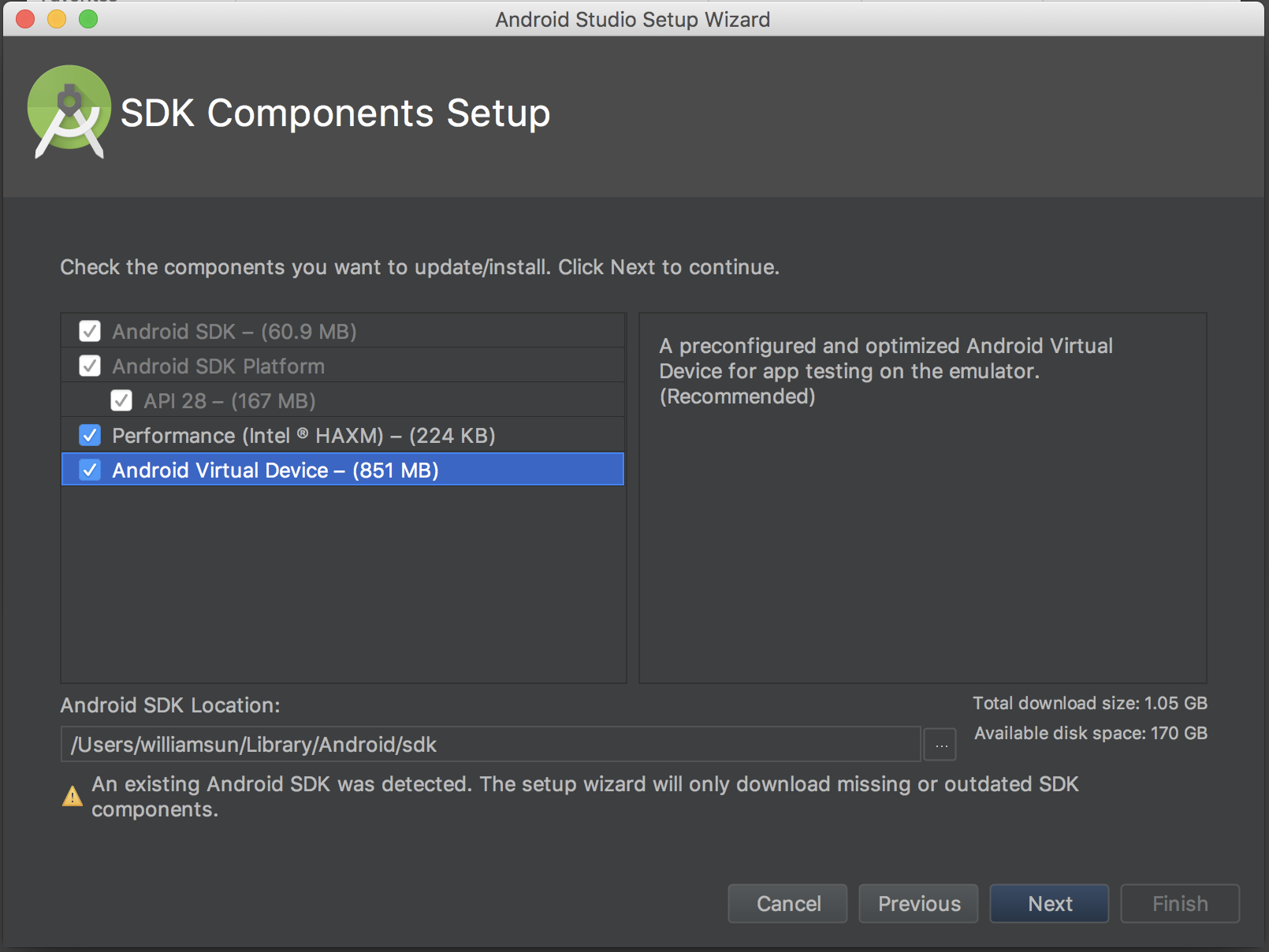 SDK Components Setup