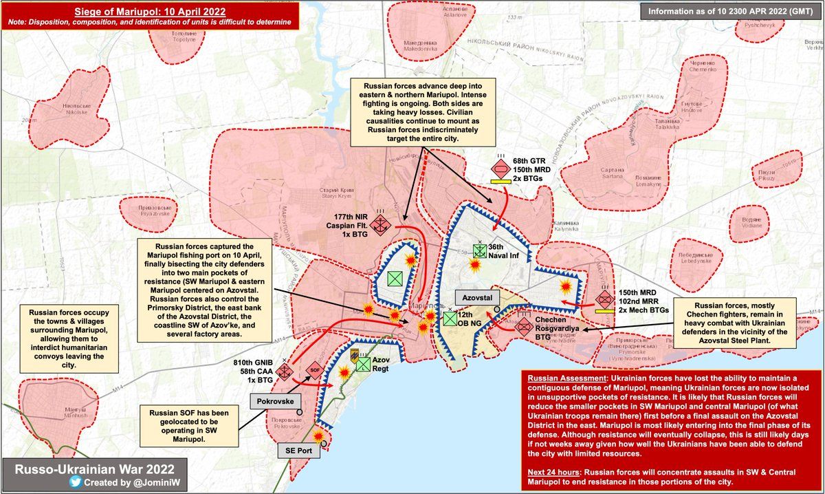 Siege of Mariupol 2022.4.10 🔍