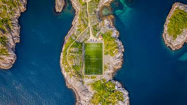 Henningsvær Stadion, Norway (© Morten Falch Sortland/Getty Images)