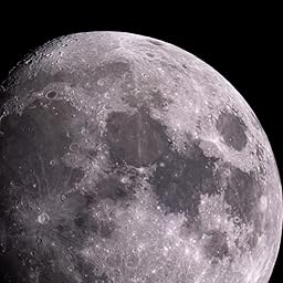 Superficie lunar resultante de un video full hd