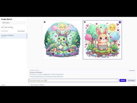 Generation and iteration walkthrough