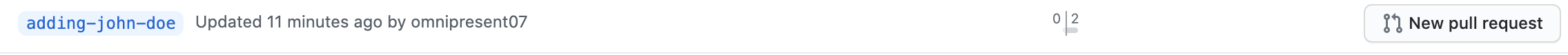 New Pull Request