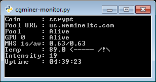 cgminer-monitor