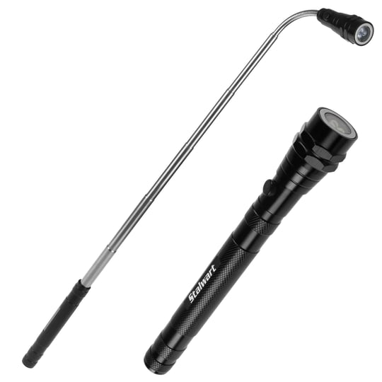 stalwart-magnetic-pocket-led-work-light-with-flexible-extendable-telescoping-flashlight-black-1