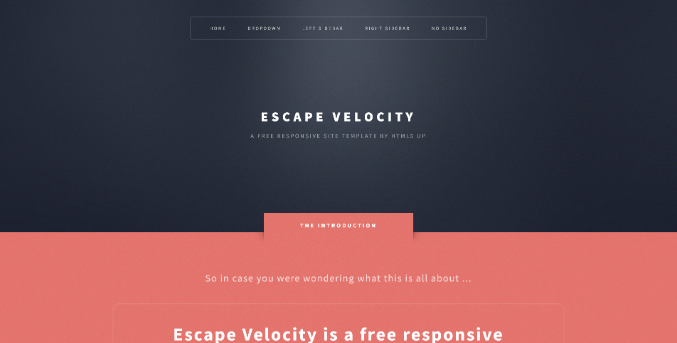 Escape Velocity