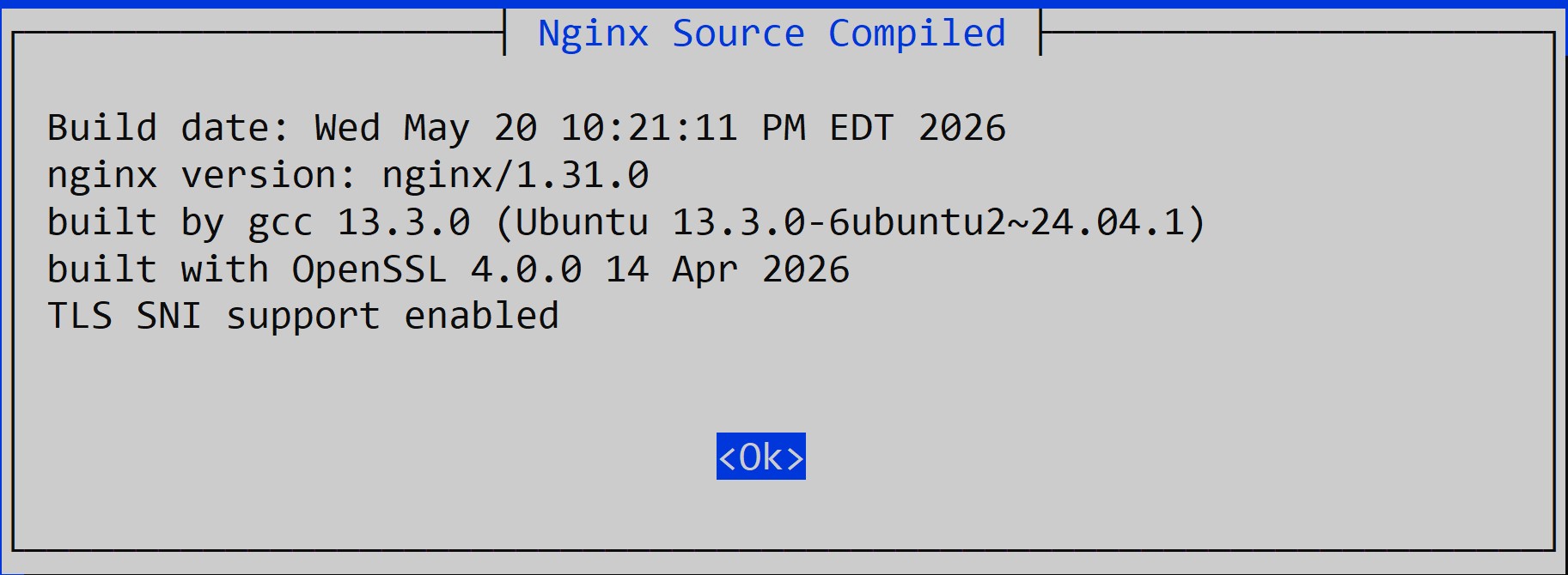 Nginx Compiler