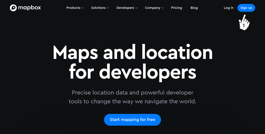 Mapbox - Home page