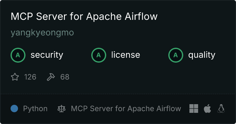 Server for Apache Airflow MCP server