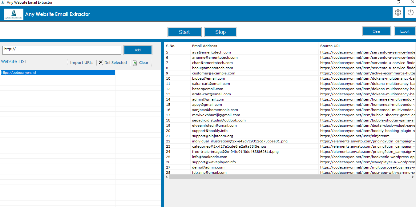 All Website Email Extractor Software 