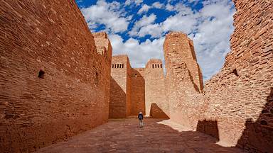 Mission church ruins at Quarai, Salinas Pueblo Missions National Monument, New Mexico (© Thomas Roche/Getty Images)