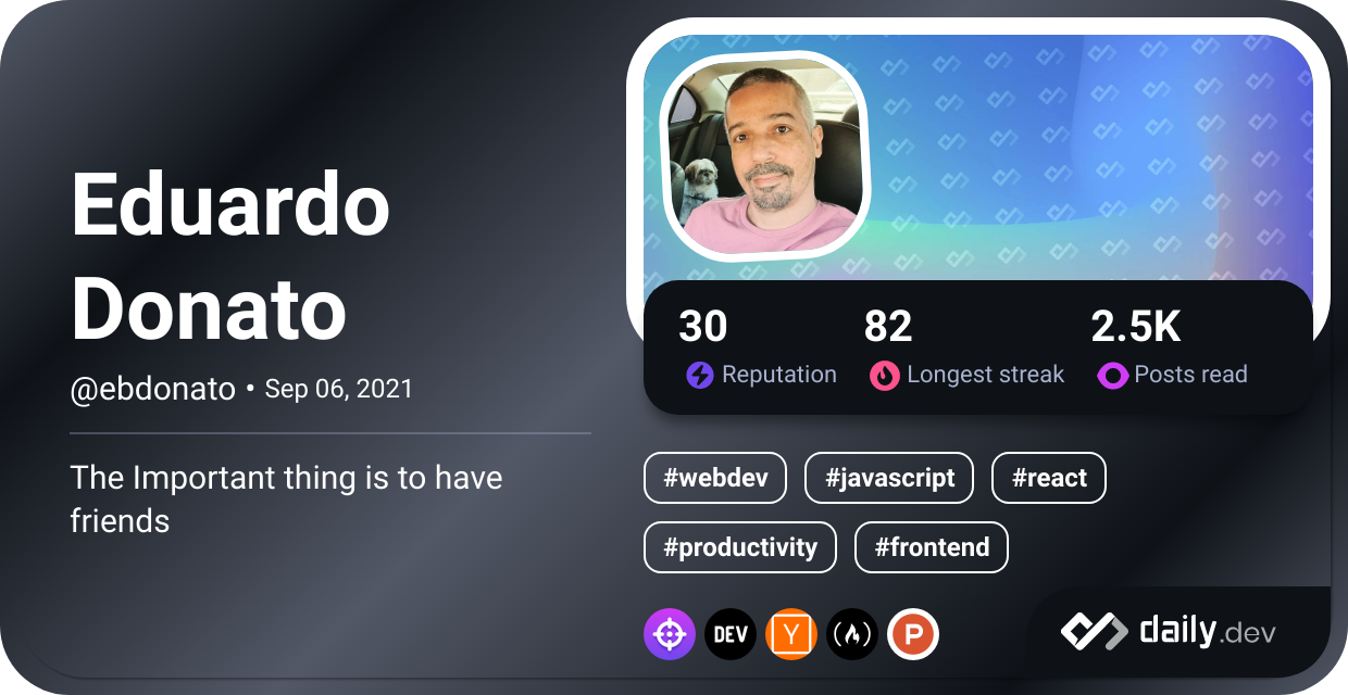 Eduardo Donato's Dev Card