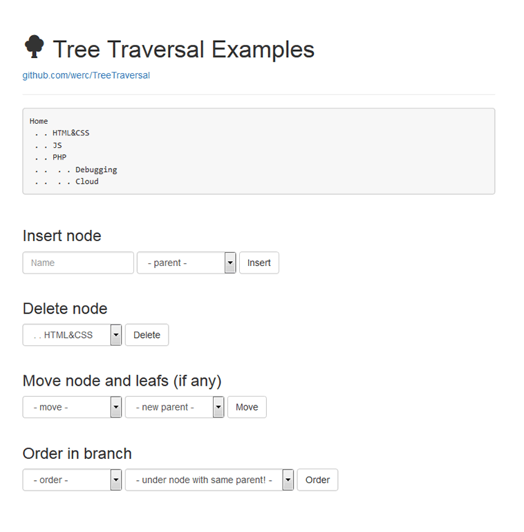 Tree traversal