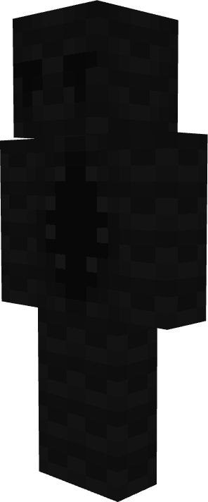 A black humanoid creature