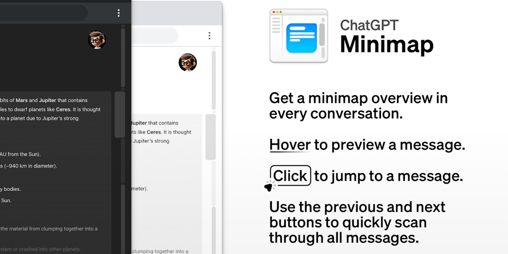 ChatGPT Minimap