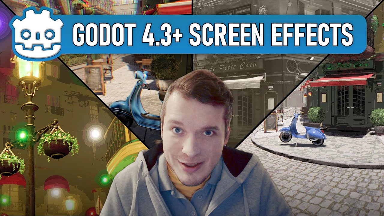 All-in-one Godot 4 Color Correction and Post-Processing Screen Effects