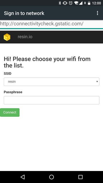 captive portal form