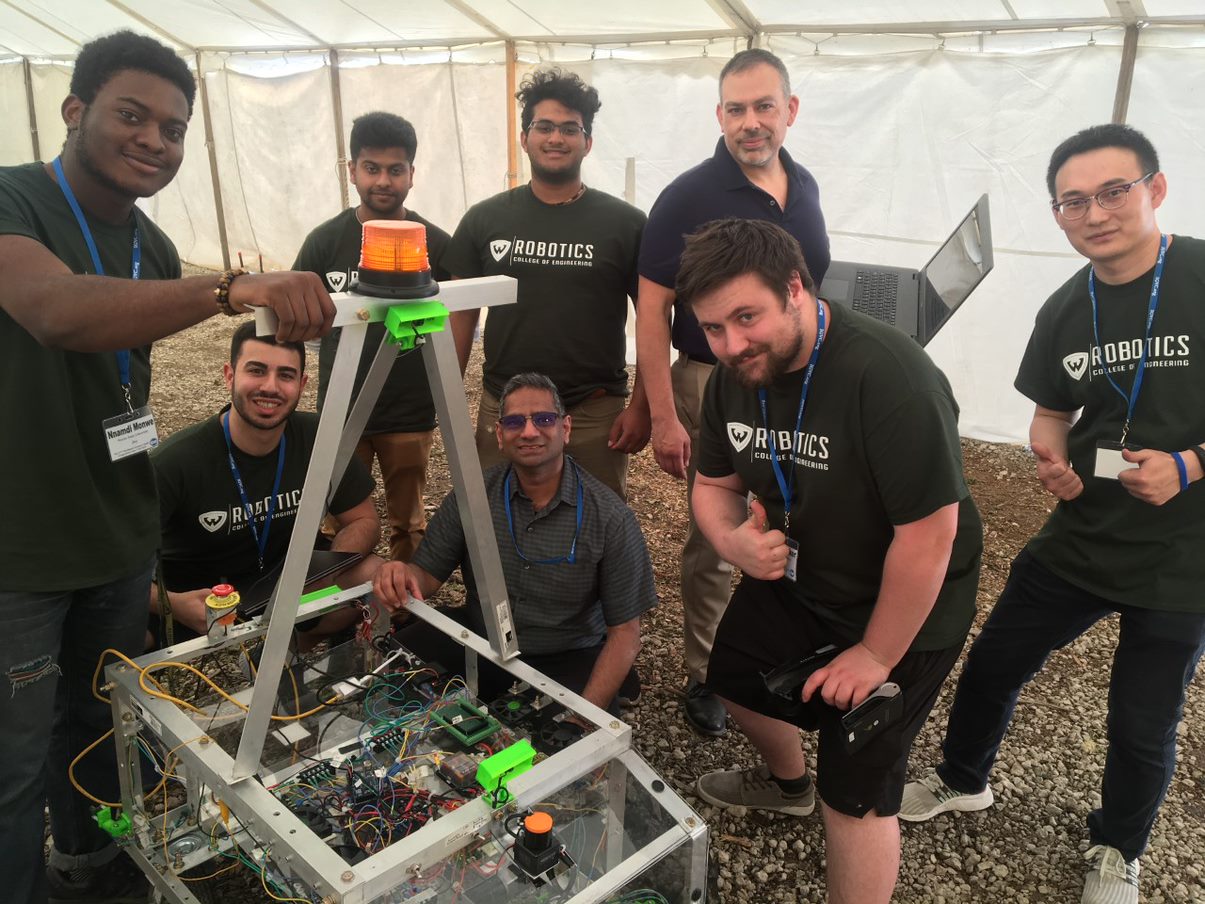 Auto-Nav team at the competition