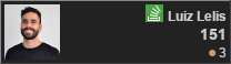 perfil de Luiz Lelis em Stack Overflow em Português, Perguntas e respostas para programadores profissionais e entusiastas
