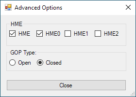 v1.5 Advanced Options Screenshot