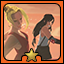 Art of Tifa slapping Scarlet